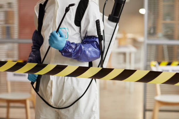 Professional Biohazard technician working in Dinuba, CA